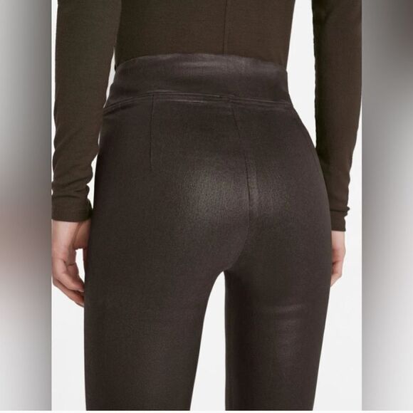 SALE***Frame JetSet Crop Mini Boot Cut Jeans in Espresso Coated finish V… - Picture 8 of 15